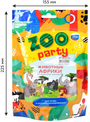 Набор фигурок игровых Leader Toys Животные Африки / МТ60220