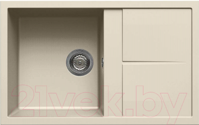 Мойка кухонная Elleci Unico 300 Bianco Antico G62 / LGU30062 - фото