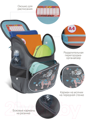 Школьный рюкзак Grizzly RAl-294-4