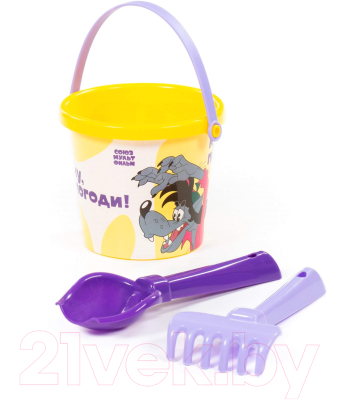 Набор игрушек для песочницы Полесье Ну, погоди! / 83210 - фото