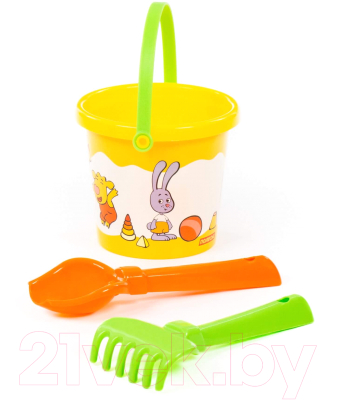 Набор игрушек для песочницы Полесье Оранжевая корова / 83159