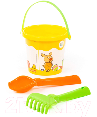 Набор игрушек для песочницы Полесье Оранжевая корова / 83159