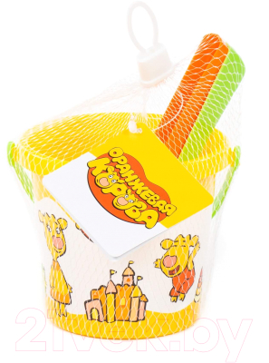 Набор игрушек для песочницы Полесье Оранжевая корова / 83159