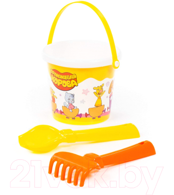 Набор игрушек для песочницы Полесье Оранжевая корова / 83159