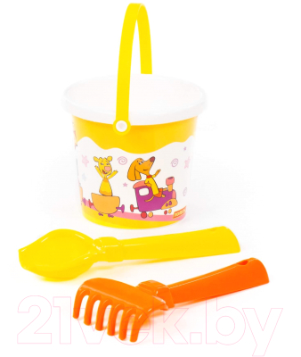 Набор игрушек для песочницы Полесье Оранжевая корова / 83159