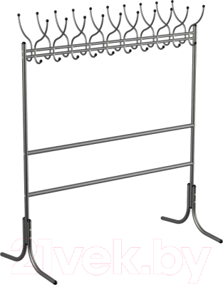 Вешалка для одежды Мебелик М 12 (черный) - фото