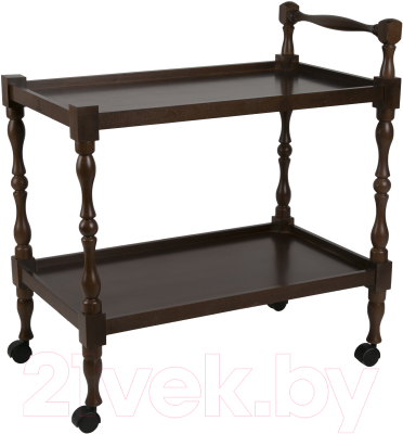 Сервировочный столик Мебелик Бридж (средне-коричневый) - фото
