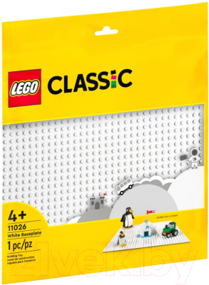 Элемент конструктора Lego Classic Белая базовая пластина 11026 - фото