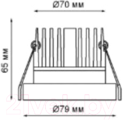 Точечный светильник Novotech Metis 357589
