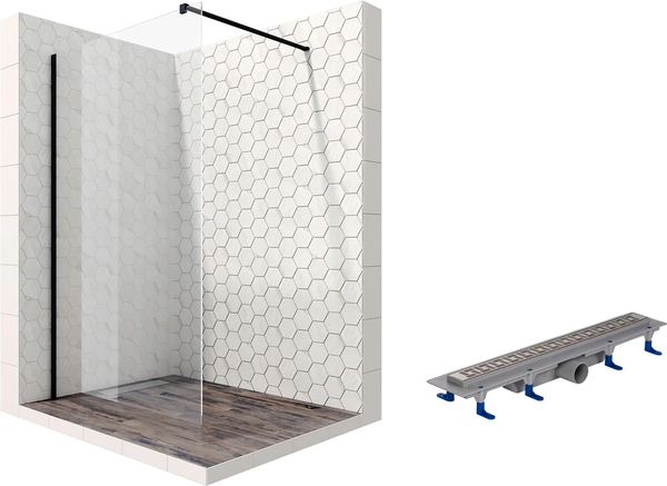 Душевая стенка Ambassador Set 90 / 15031109-ST7 - фото