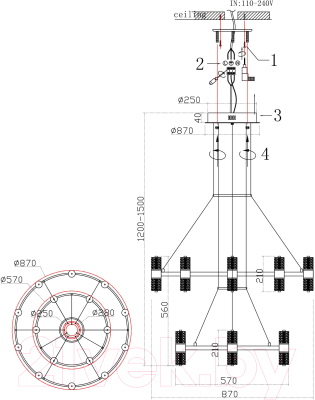 Люстра ST Luce SL6007.203.32
