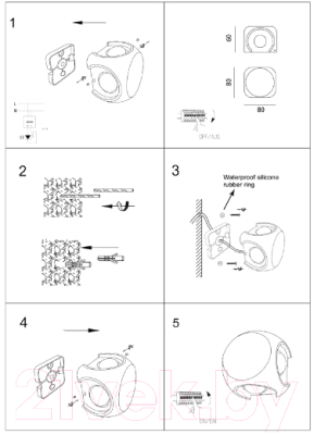 Бра уличное ST Luce Volti SL9505.401.01