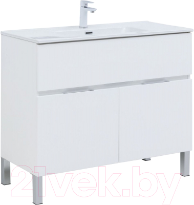 Тумба под умывальник Aquanet Алвита New 100 / 277554 - фото