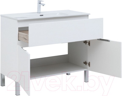Тумба под умывальник Aquanet Алвита New 100 / 277554