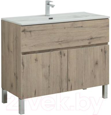 Тумба под умывальник Aquanet Алвита New 100 / 277557 - фото