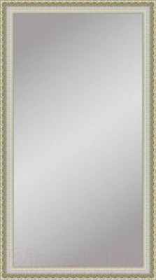 Зеркало Декарт Настенное в раме 8Л0565 (65x115см, бежевый/патина) - фото