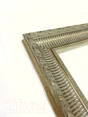 Зеркало Декарт Настенное в раме 8Л0565 (65x115см, бежевый/патина)