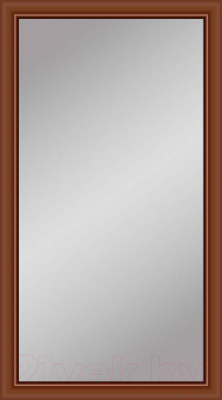 Зеркало Декарт Настенное в раме 8Л0570 (65x115см, коричневый орех) - фото