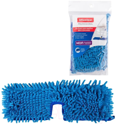 Моп для швабры OfficeClean Professional Микрофибра двусторонний
