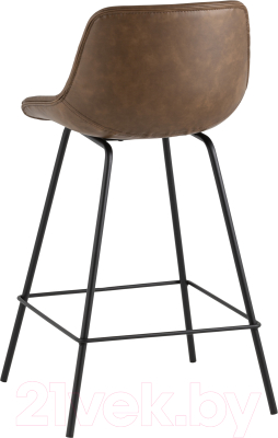 Стул барный Stool Group Texas / 9090C (экокожа коричневый)