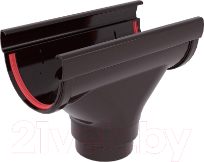 Воронка водосточная Grand Line Дизайн ПВХ 135 RR32  - фото