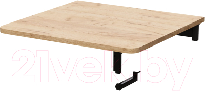 Стол-книга Millwood Мини-книжка 162-525x600x200 (дуб золотой крафт/металл черный)