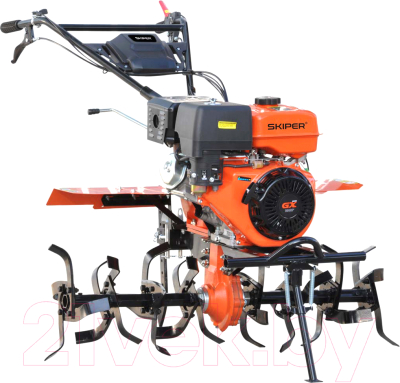 Мотокультиватор бензиновый Skiper SP-1000S + колеса 19х7-8 (комплект) - фото