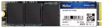 SSD диск Netac NV2000 1TB (NT01NV2000-1T0-E4X) - фото