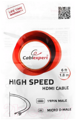 Кабель Gembird CC-HDMID-6