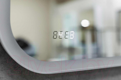 Зеркало Континент Bliss Led 90x70 (с увеличительным зеркалом и часами)