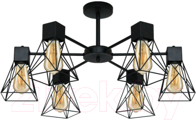 Люстра Элетех Дельта 161 НПБ 01-6х60-118 Е27 / 1005404785