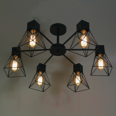 Люстра Элетех Дельта 161 НПБ 01-6х60-118 Е27 / 1005404785