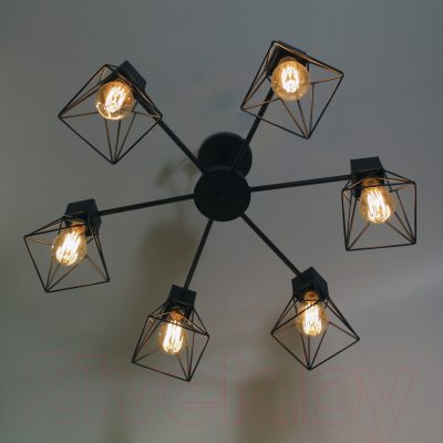 Люстра Элетех Дельта 161 НПБ 01-6х60-118 Е27 / 1005404785