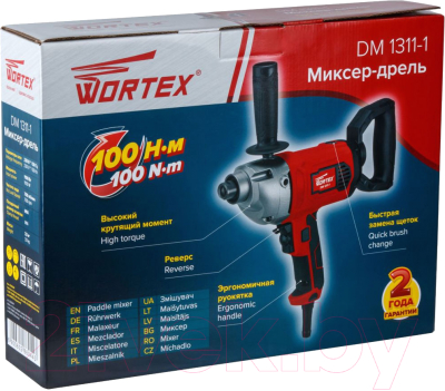 Дрель-миксер Wortex DM 1311-1 0330044