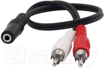 Адаптер Sipl Переходник Jack 3.5мм на 2x RCA / AK267 - фото
