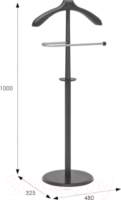 Стойка для одежды Мебелик Костюмная В 25Н