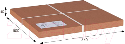 Стойка для одежды Мебелик Костюмная В 25Н