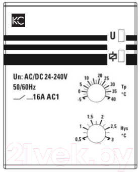 Реле температуры КС RT-820