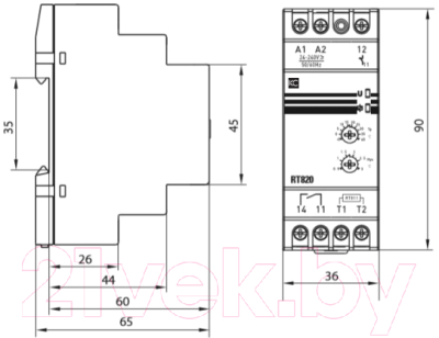 Реле температуры КС RT-820