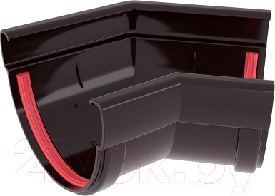 Угол желоба Grand Line ПВХ 135мм 135 градусов универсальный - фото