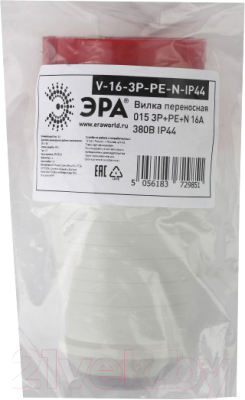 Вилка силовая ЭРА Б0032851