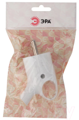 Вилка штепсельная ЭРА Vx4-W / Б0039676