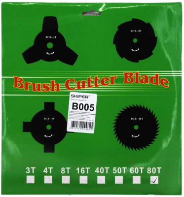 Нож для триммера Skiper 80T / B005
