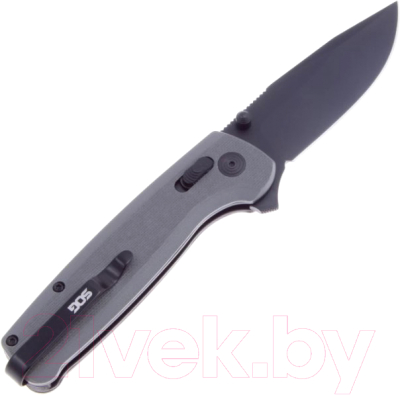 Нож туристический SOG Terminus G10 Grey / TM1038 - фото