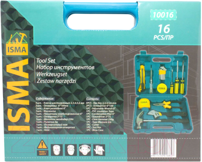 Универсальный набор инструментов ISMA 10016
