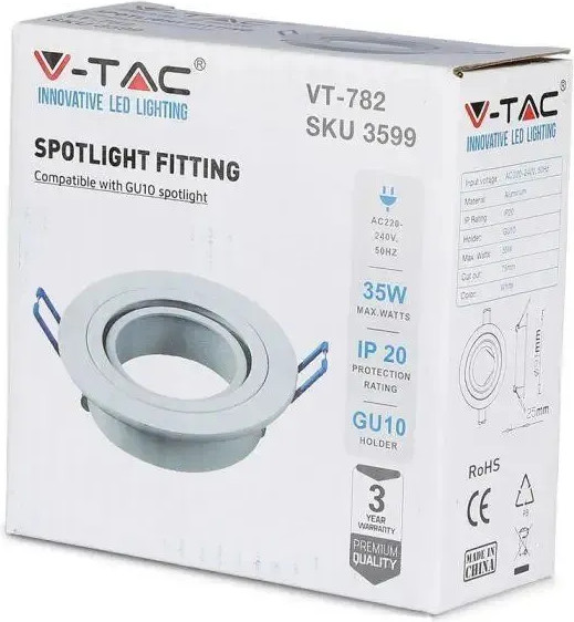 Точечный светильник V-TAC SKU-3599