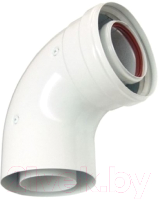 Поворот дымохода Ariston 90° M/F d60/100 / 3318003 - фото