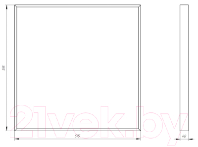 Панель светодиодная ЭРА SPO-910-1-40K-032 / Б0046471