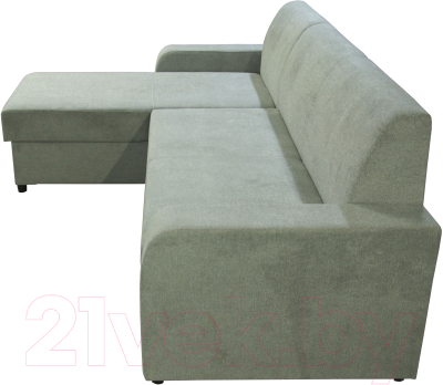 Диван угловой Домовой Норманн 4УС (Santos Light Grey)