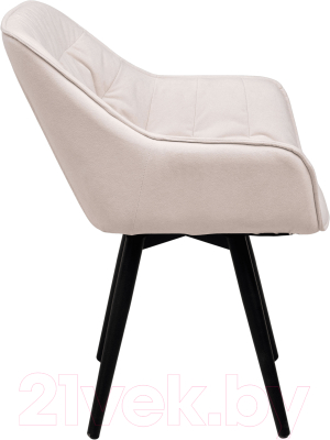 Стул Аврора Сантана 2 (бежевый велюр вивальди 02/черный)